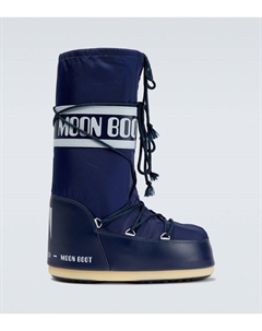 Нейлоновые зимние ботинки icon, синий Moon boot