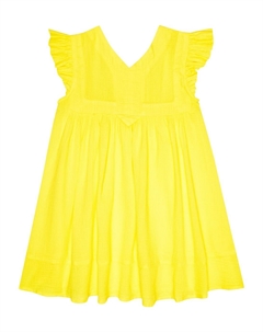 Платье из хлопка медового цвета, желтый Morley