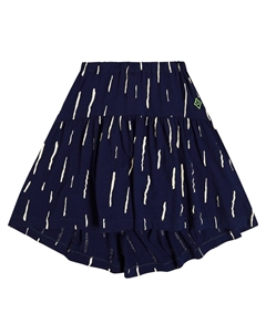 Юбка из хлопка с принтом птиц, синий The animals observatory