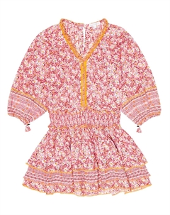 Платье Ariel с цветочным принтом, розовый Poupette st barth