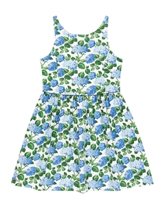 Платье из смесового хлопка с цветочным принтом, разноцветный Polo ralph lauren