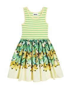 Платье Cassandra Lots Of Bananas из хлопка, разноцветный Molo