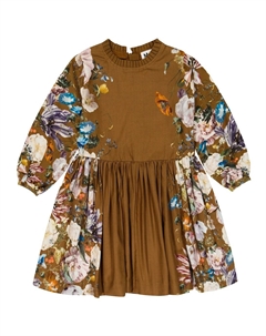 Платье Como из хлопкового поплина с цветочным принтом, разноцветный Molo