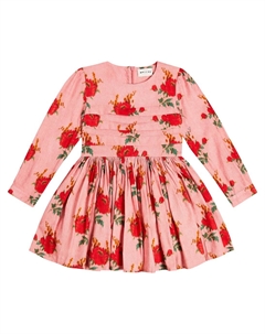 Платье Tempo из смесового хлопка с цветочным принтом, красный Morley