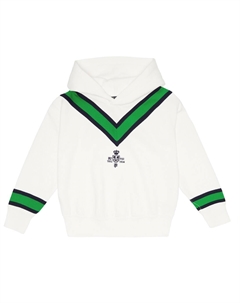 Худи из смесового хлопка, белый Polo ralph lauren