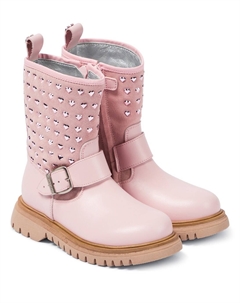 Замшевые сапоги, розовый Monnalisa