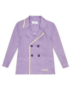 Льняной пиджак, фиолетовый Paade mode