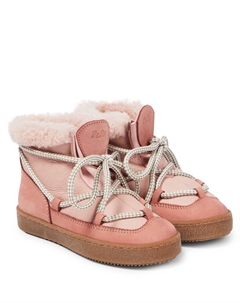 Кожаные ботильоны montone, розовый Pèpè