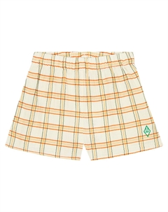 Шорты Calm Pants из хлопка в клетку, бежевый The animals observatory