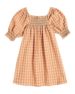 Платье canyon в клетку из смесового хлопка, оранжевый The new society