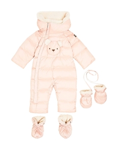 Детский пуховый комбинезон, розовый Il gufo
