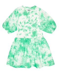 Платье Cece из хлопка с принтом тай-дай, зеленый Molo