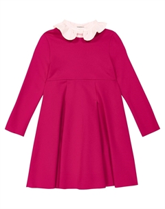 Плиссированное платье из джерси, розовый Il gufo