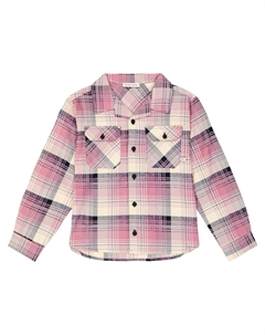 Рубашка raphael в клетку из хлопка, фиолетовый The new society