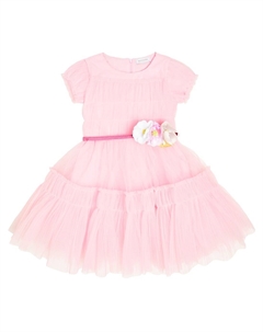 Платье из тюля, розовый Monnalisa