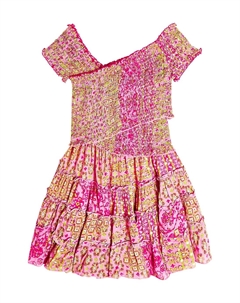 Платье soledad с цветочным принтом, розовый Poupette st barth kids