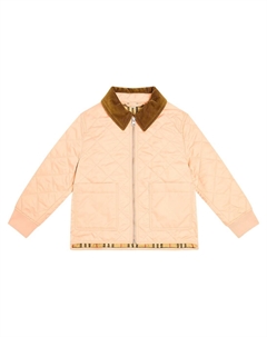 Стеганая куртка Kids, розовый Burberry