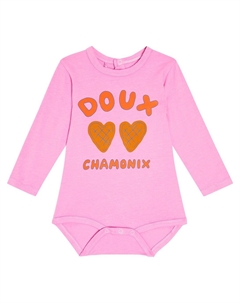 Боди baby doux chamonix из смесового хлопка, розовый Tinycottons