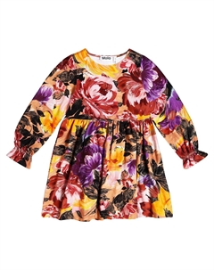 Платье Camie из смесового хлопка с цветочным принтом, разноцветный Molo