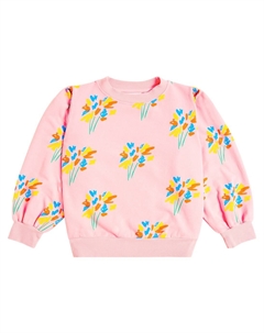 Толстовка fireworks из хлопкового джерси, розовый Bobo choses