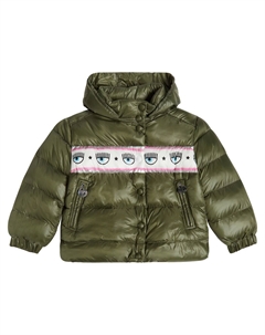 Куртка с принтом из коллаборации с Chiara Ferragni, зеленый Monnalisa