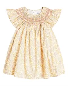 Детское хлопковое платье с принтом, мультиколор Tartine et chocolat