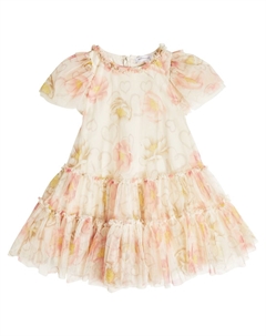 Платье из тюля с принтом, разноцветный Monnalisa