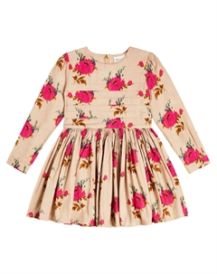 Платье Tempo из смесового хлопка с цветочным принтом, розовый Morley