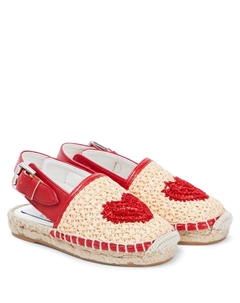 Эспадрильи с сердечками, бежевый Stella mccartney