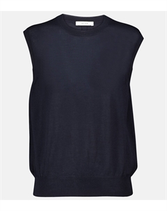 Кашемировый жилет Balham, синий The row