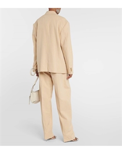 Блейзер в тонкую полоску, желтый Isabel marant