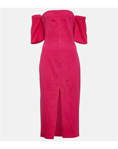 Платье миди Stony с открытыми плечами, розовый Isabel marant