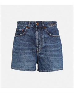 Джинсовые шорты с высокой посадкой, синий Chloe