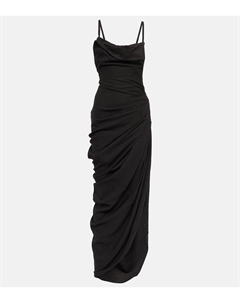 Платье макси La Robe Saudade из вуали, черный Jacquemus