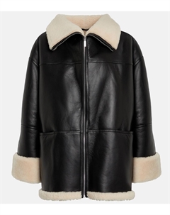 Дубленка оверсайз Toteme, белый