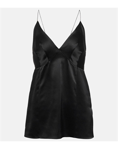 Шелковая майка Grisella, черный Khaite