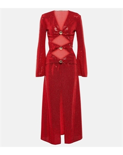 Платье макси Fergie с пайетками, красный Dodo bar or