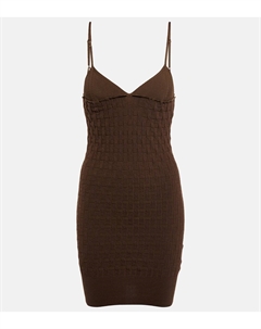 Мини-платье La Robe Maille Tacido, коричневый Jacquemus