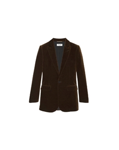 Деловой костюм женский глубокий хаки Saint laurent