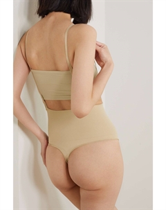 Стринги Core Control с высокой талией - глина, бежевый Skims
