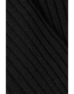 Кашемировые носки в рубчик, черный The row