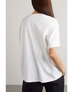 Футболка оверсайз из хлопкового джерси, белый Theory