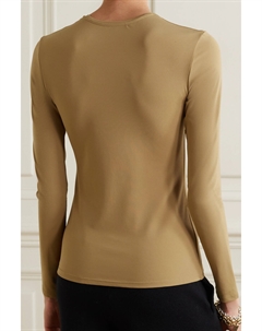 Топ Inverness из эластичного джерси, бежевый The row
