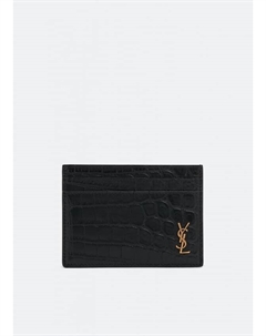 Картхолдер Monogramme card holder, черный Saint laurent