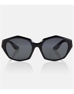 Солнцезащитные очки в шестиугольной оправе из коллаборации с Oliver Peoples, черный Khaite