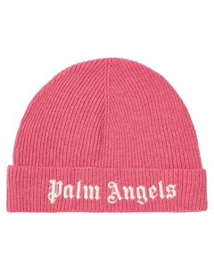 Шапка с логотипом, розовый Palm angels