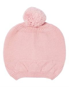 Шерстяная шапка, розовый La coqueta