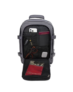 Рюкзак 24л metz под сиденье для Wizz Air 40x30x20см в цвете «серый магма» Cabin max