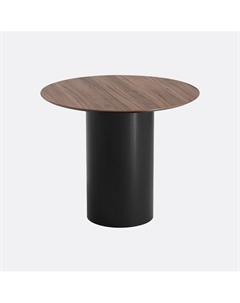 Стол обеденный из массива березы D90 см основание D39 см каштановый So'home