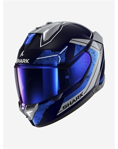 Мотошлем интеграл Shark SKWAL i3 RHAD Blue/Chrome/Silver, Синий Shark helmets